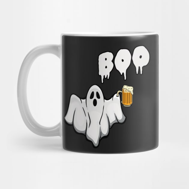 Boo Boos - Funny Boob Booze - Ghosts Drinking Beer Boobs by CreativeFit